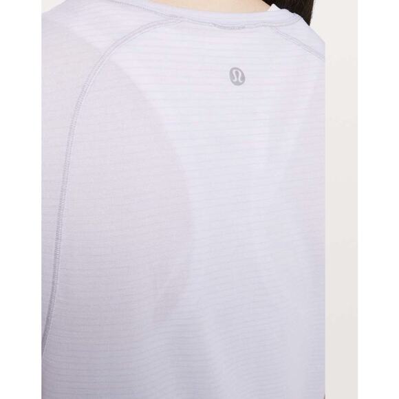 Lululemon Women’s Another Mile SS Tee In Heathered Sheer Lilac Size 4 - Picture 4 of 11